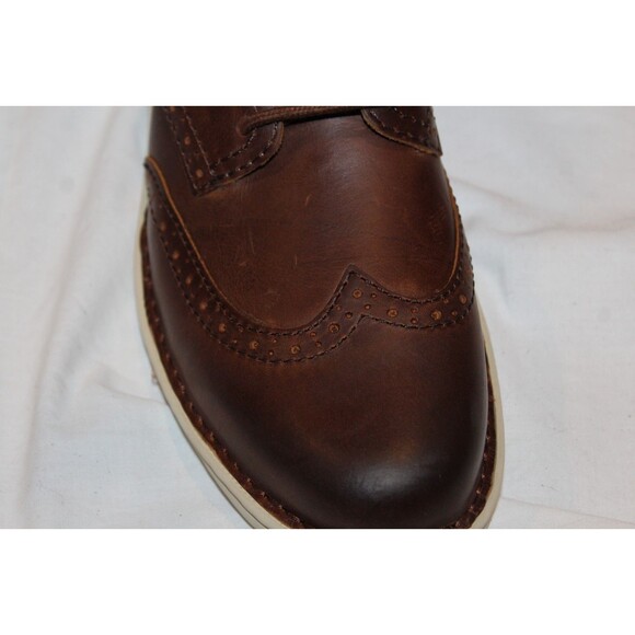 Born Mens Size 8 Tobias Brown Full Grain Leather Oxford Casual Lace up Shoes main image 4
